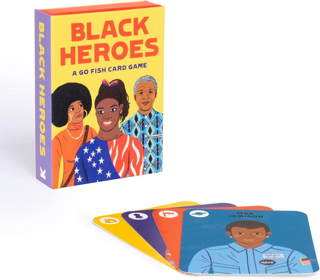 Black Heroes Go Fish Game by Laurence King