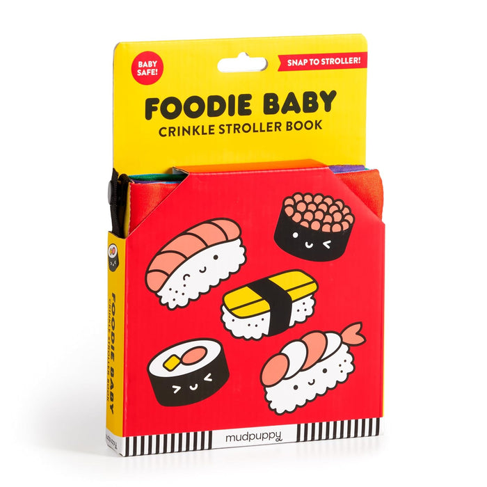 Foodie Baby Crinkle Stroller Book by Mochi Kids for Mudpuppy