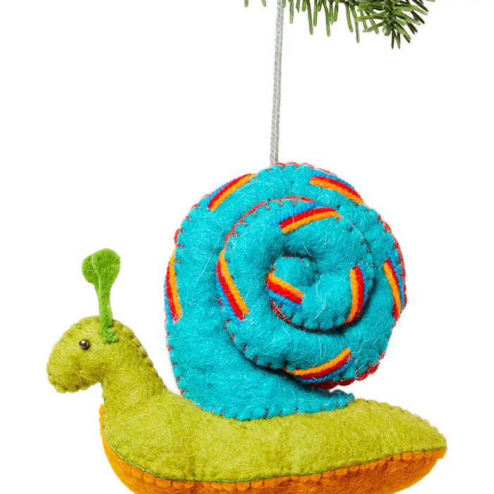 Snail Ornament by Silk Road Bazaar