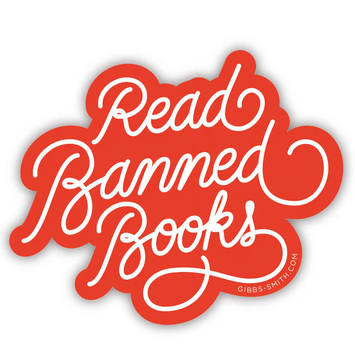 Read Banned Books Sticker by Gibbs Smith