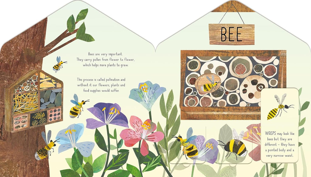 Bug Hotel Discovery Board Book by Clover Robin