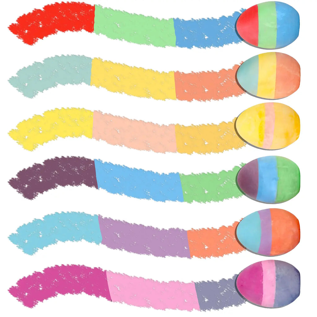 3 Colored Egg Chalk - 12 Pack by Kid Made Modern