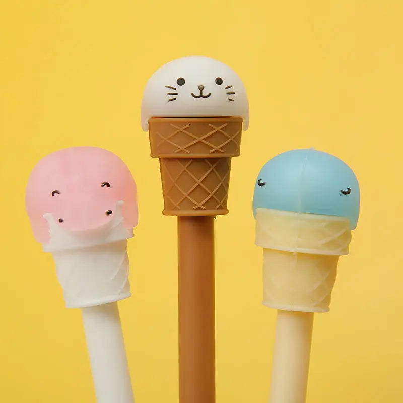 Ice Cream Animal Gel Pen by BCmini