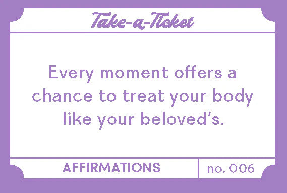 Take A Ticket Affirmations by Chronicle Books