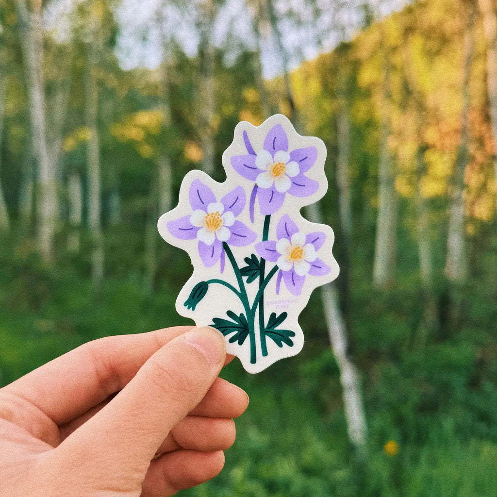 Columbine Sticker by Goodnight Pine