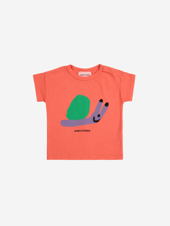 Baby Funny Snail T-Shirt by Bobo Choses