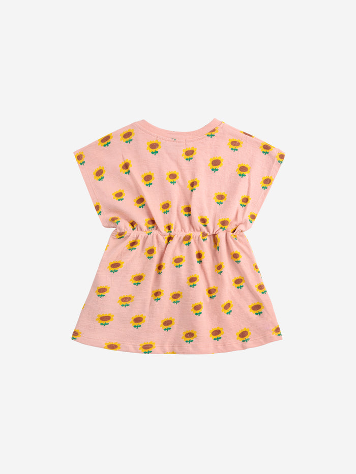 Baby Sunflower All Over Dress by Bobo Choses