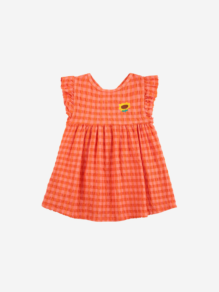 Baby Vichy Woven Dress by Bobo Choses