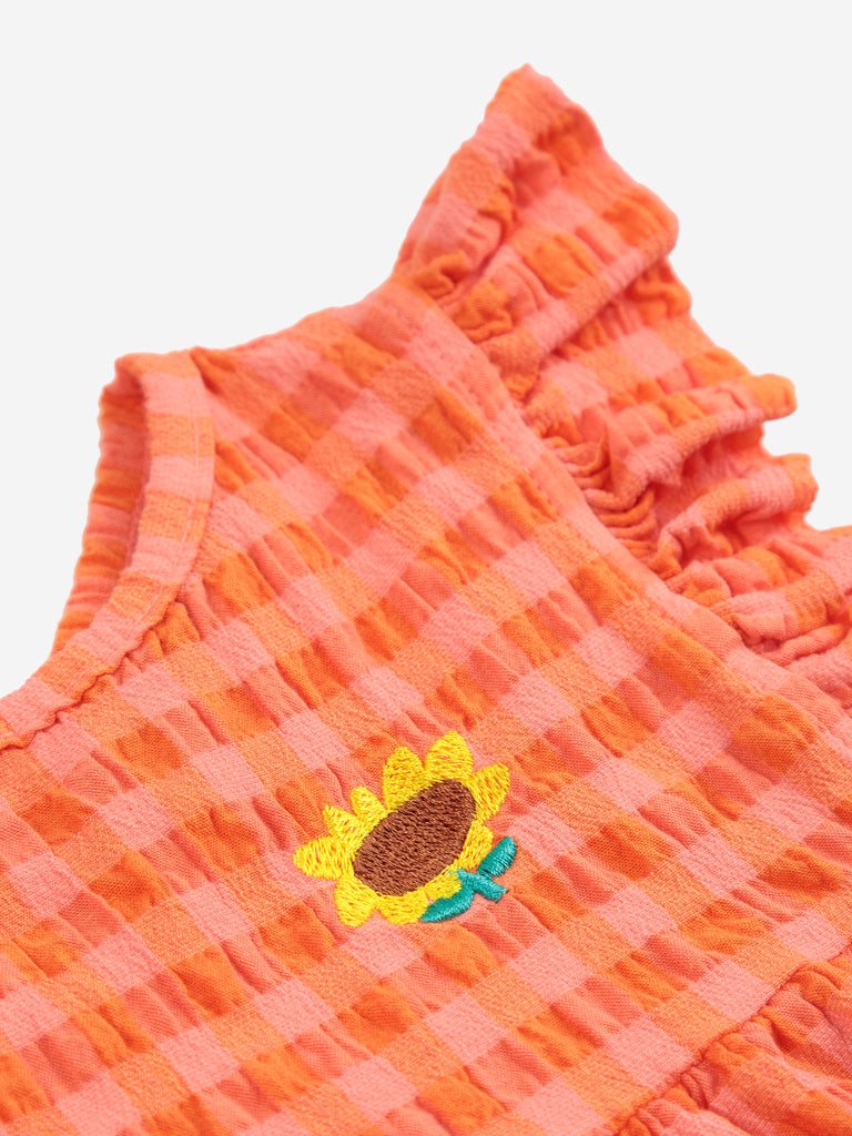 Baby Vichy Woven Dress by Bobo Choses