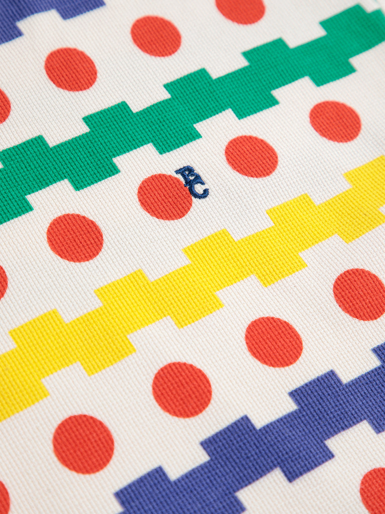 Geometric All Over Waffle T-Shirt by Bobo Choses