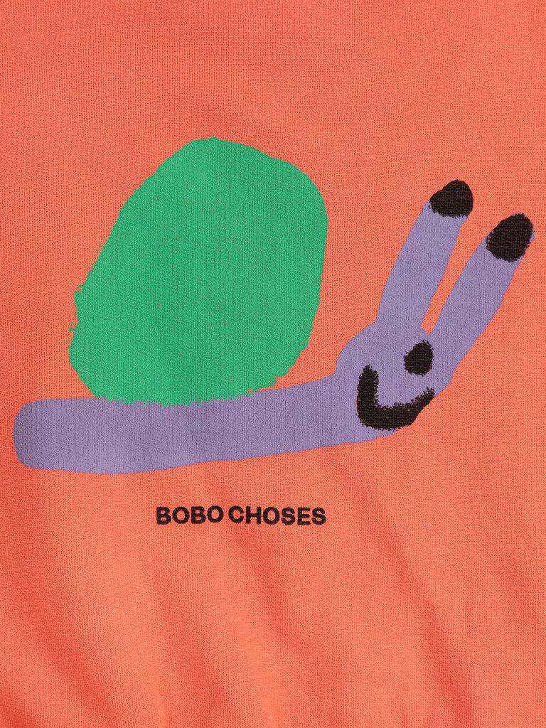 Funny Snail Sweatshirt by Bobo Choses