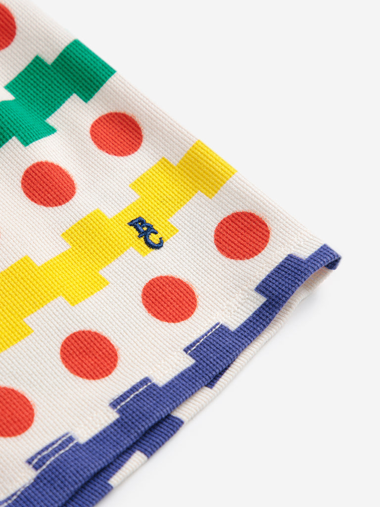 Geometric All Over Waffle Shorts by Bobo Choses