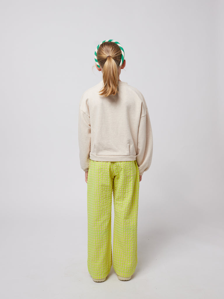 Sunflower Cropped Sweatshirt by Bobo Choses