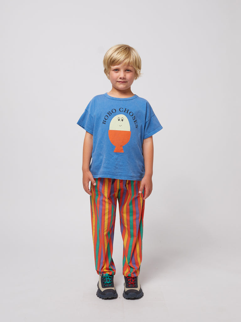 Multicolor Stripes Woven Pants by Bobo Choses