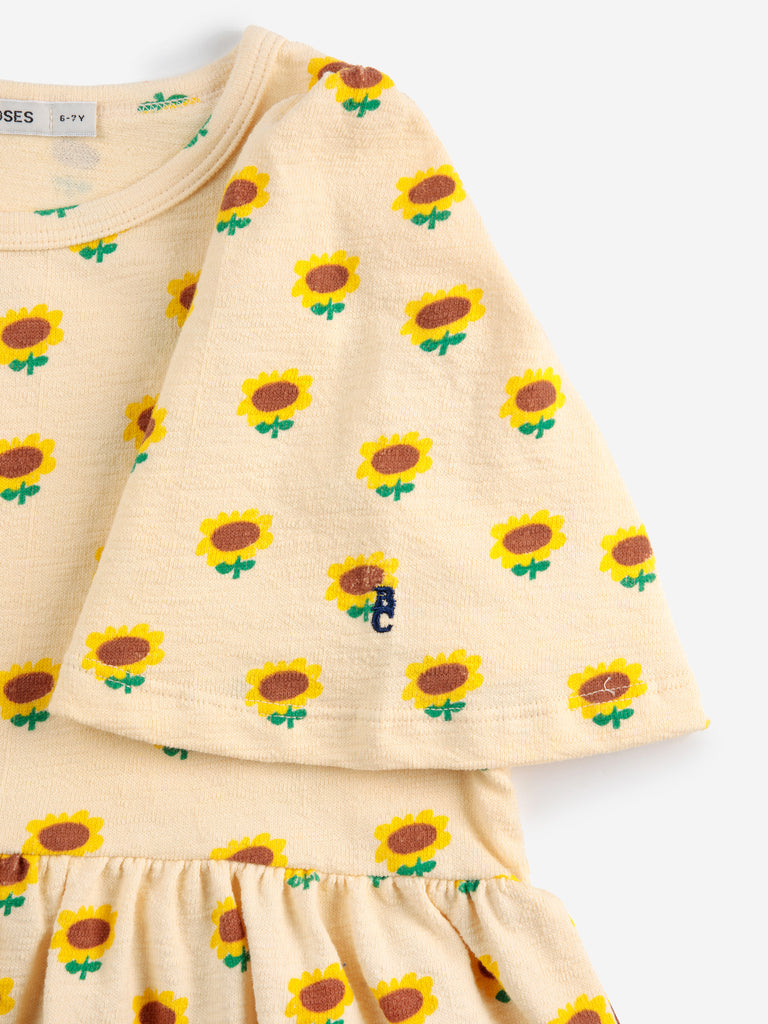 Sunflower All Over Dress by Bobo Choses