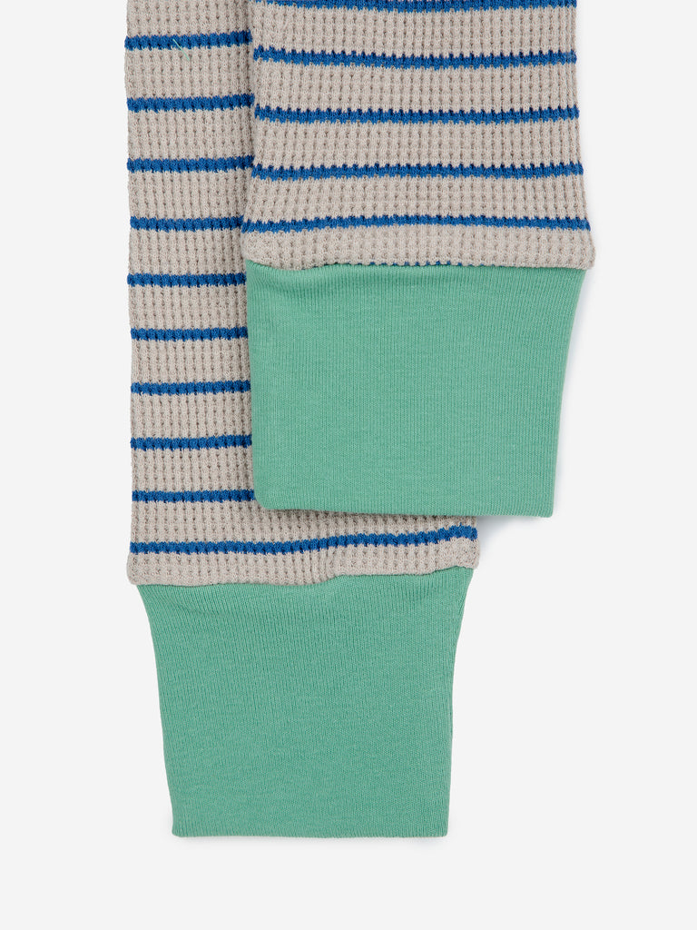 Baby Stripes Waffle Leggings by Bobo Choses