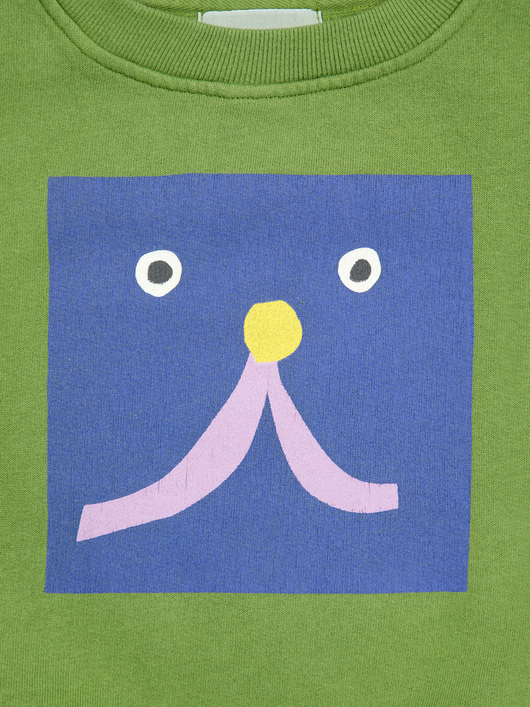 Funny Face Sweatshirt by Bobo Choses