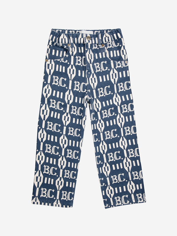 Vintage all over Straight Pants by Bobo Choses