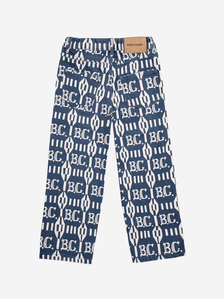 Vintage all over Straight Pants by Bobo Choses