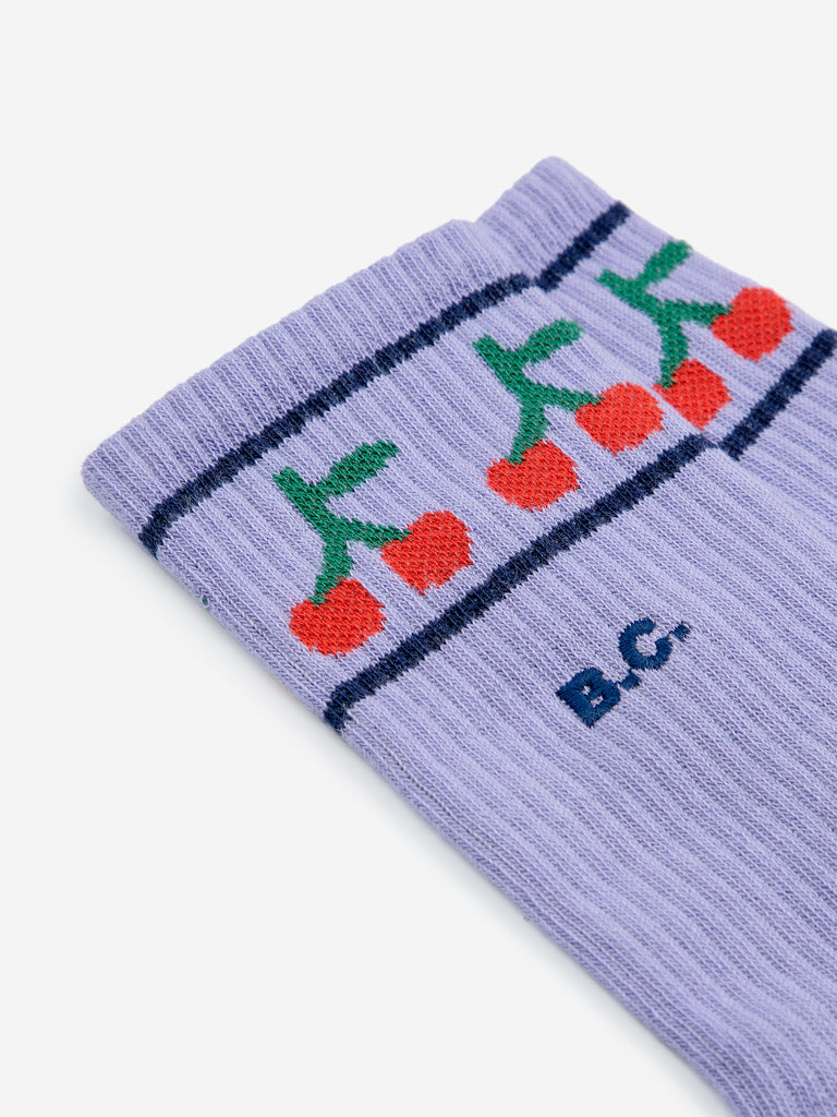 Cherry Long Socks by Bobo Choses