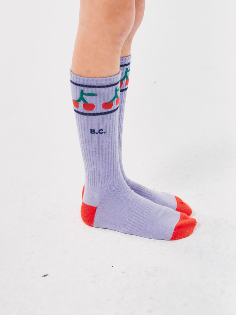 Cherry Long Socks by Bobo Choses