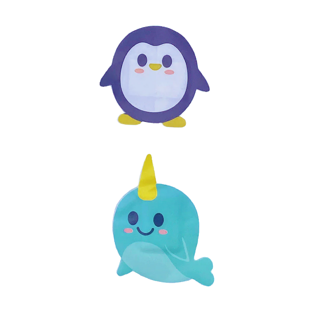 Narwhal and Penguin Bandages by Boo Boo Buddies