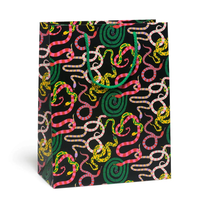 Vibrant Snakes Gift Bag by Red Cap Cards