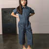 Kids Noble Denim Utility Suit - Blue