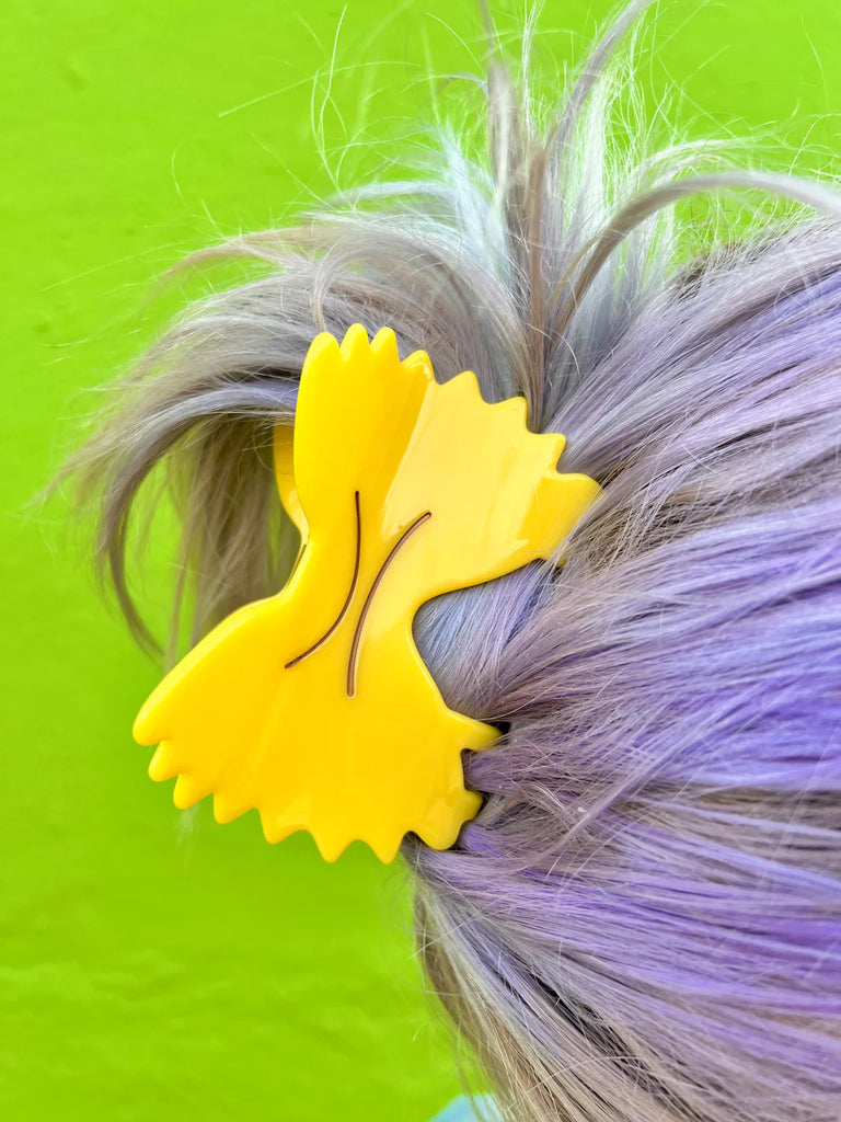 Farfalle Pasta Hair Claw by The Peach Fuzz