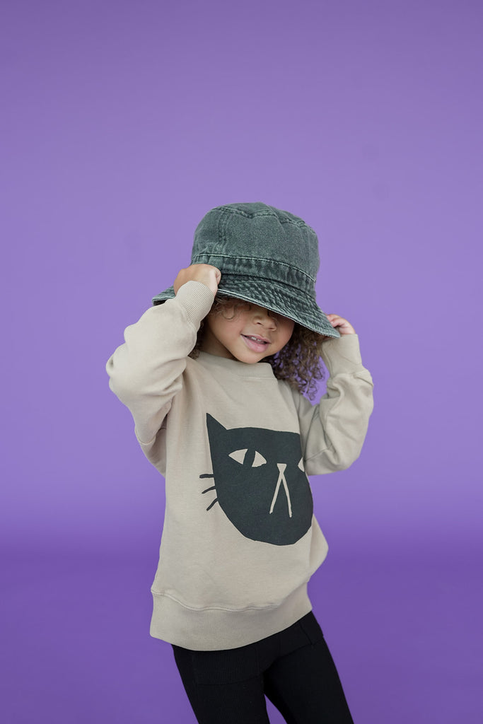 Black Cat Kids Sweatshirt