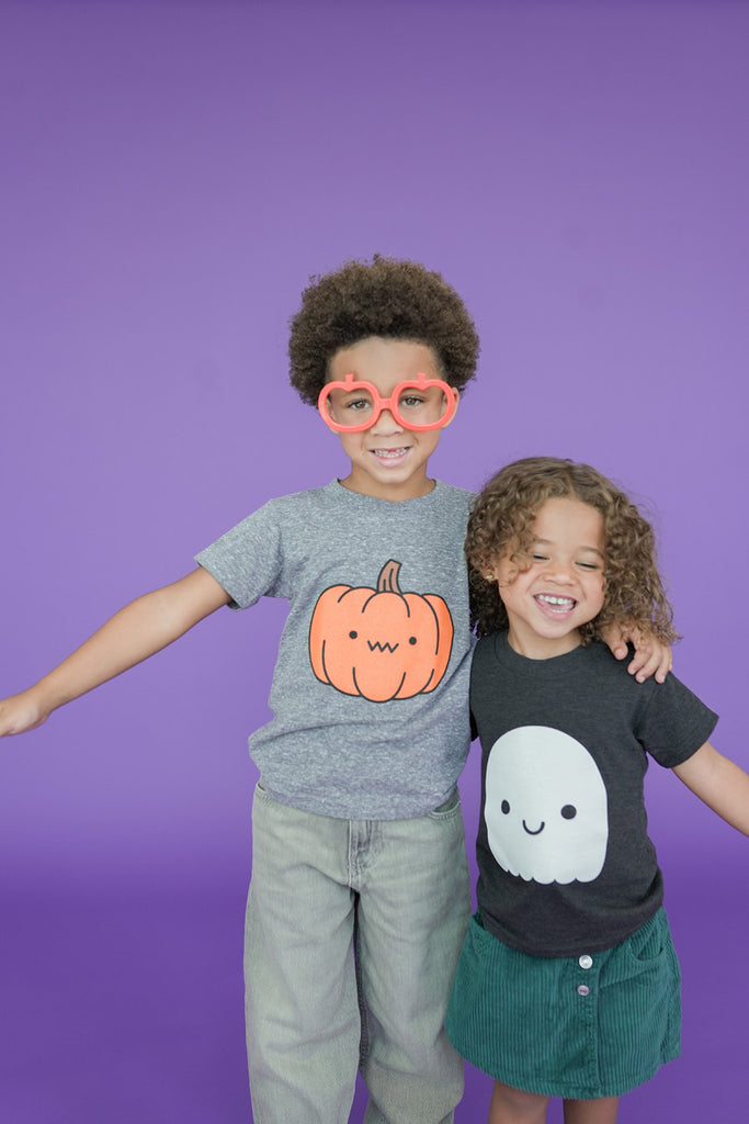 Scary Pumpkin Baby + Kid + Adult Tee