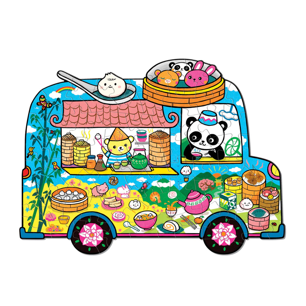 Dumpling Truck Shaped Puzzle by Mudpuppy