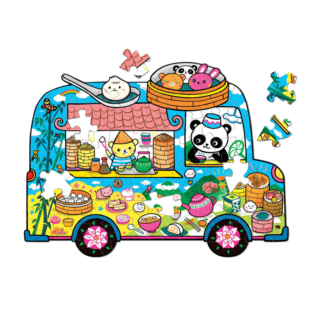 Dumpling Truck Shaped Puzzle by Mudpuppy