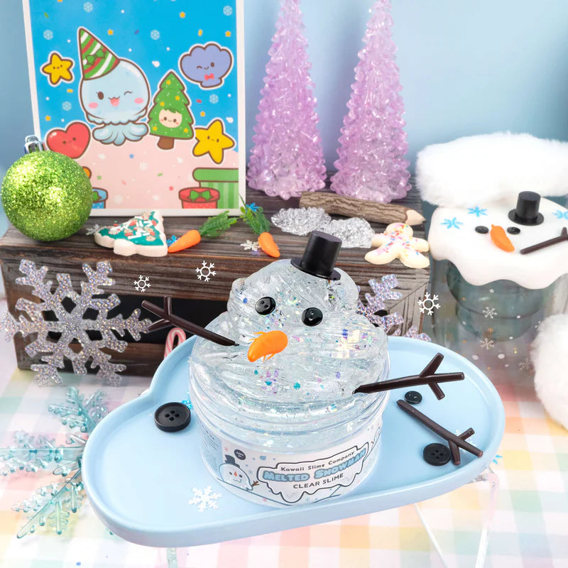 Melted Snowman Clear Putty Slime by The Kawaii Company