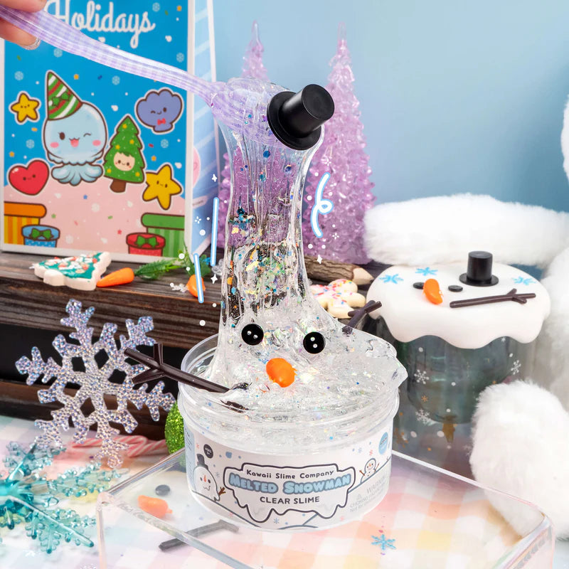 Melted Snowman Clear Putty Slime by The Kawaii Company