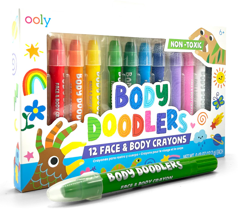 Body Doodlers: Face & Body Crayons by Ooly