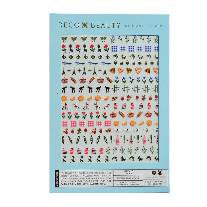 Picnic (Paris) Nail Art Stickers by Deco Beauty