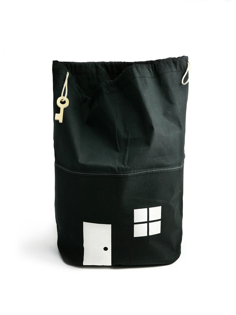 House No.2 Large Organic Storage Bag by Rock & Pebble