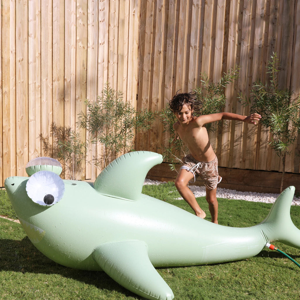 Shark Tribe Giant Inflatable Sprinkler by SUNNYLIFE
