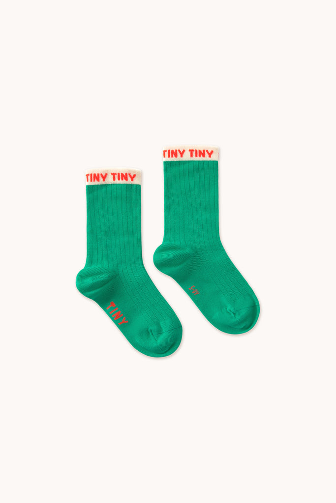 Tiny Medium Socks - Emerald by Tinycottons