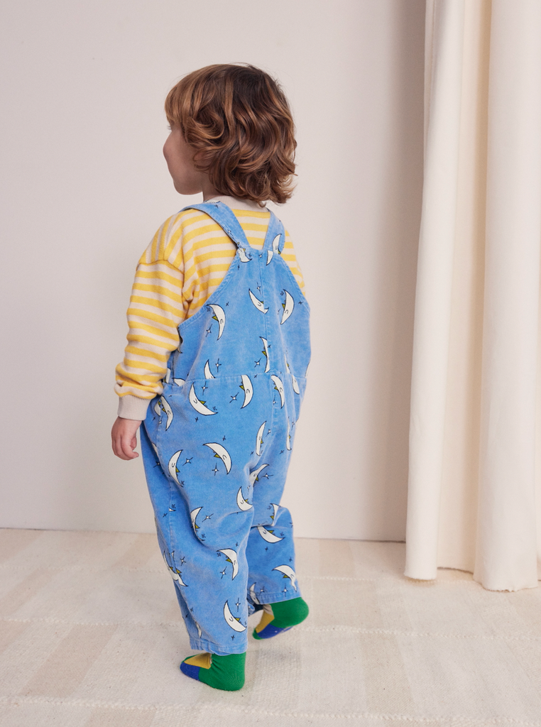 Baby Beneath the Moon Corduroy Dungaree by Bobo Choses