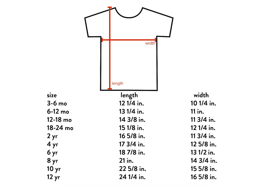 Gray Number Tee Numbers 1-10