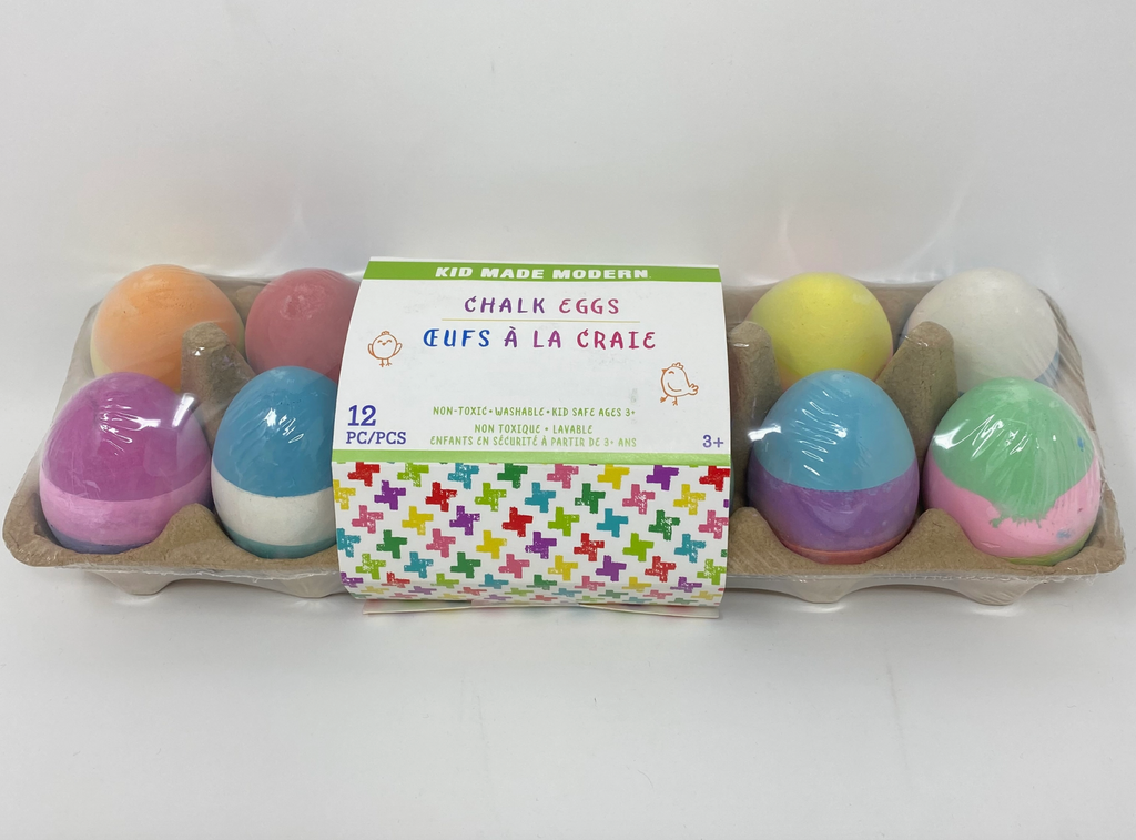 3 Colored Egg Chalk - 12 Pack by Kid Made Modern