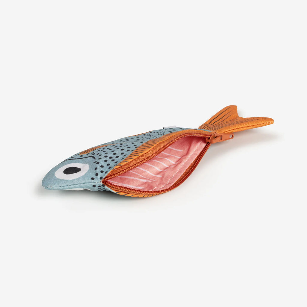 Aqua Sweeper Fish Purse by Don Fisher