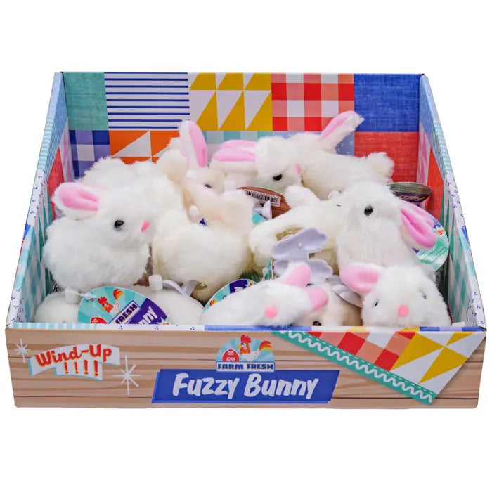 Fuzzy Bunny Wind-Up Toy by Toysmith