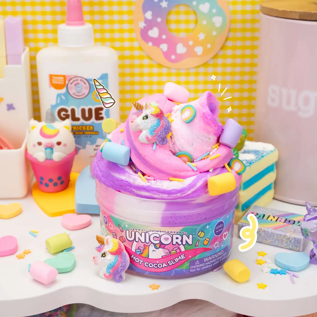 Unicorn Hot Cocoa Butter Slime by The Kawaii Company