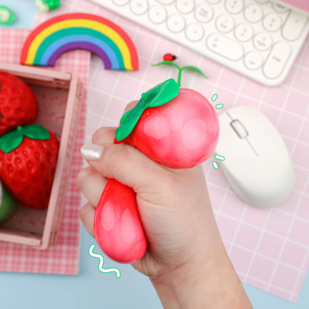 Strawberry Sensory Squishy by Kawaii Slime Company