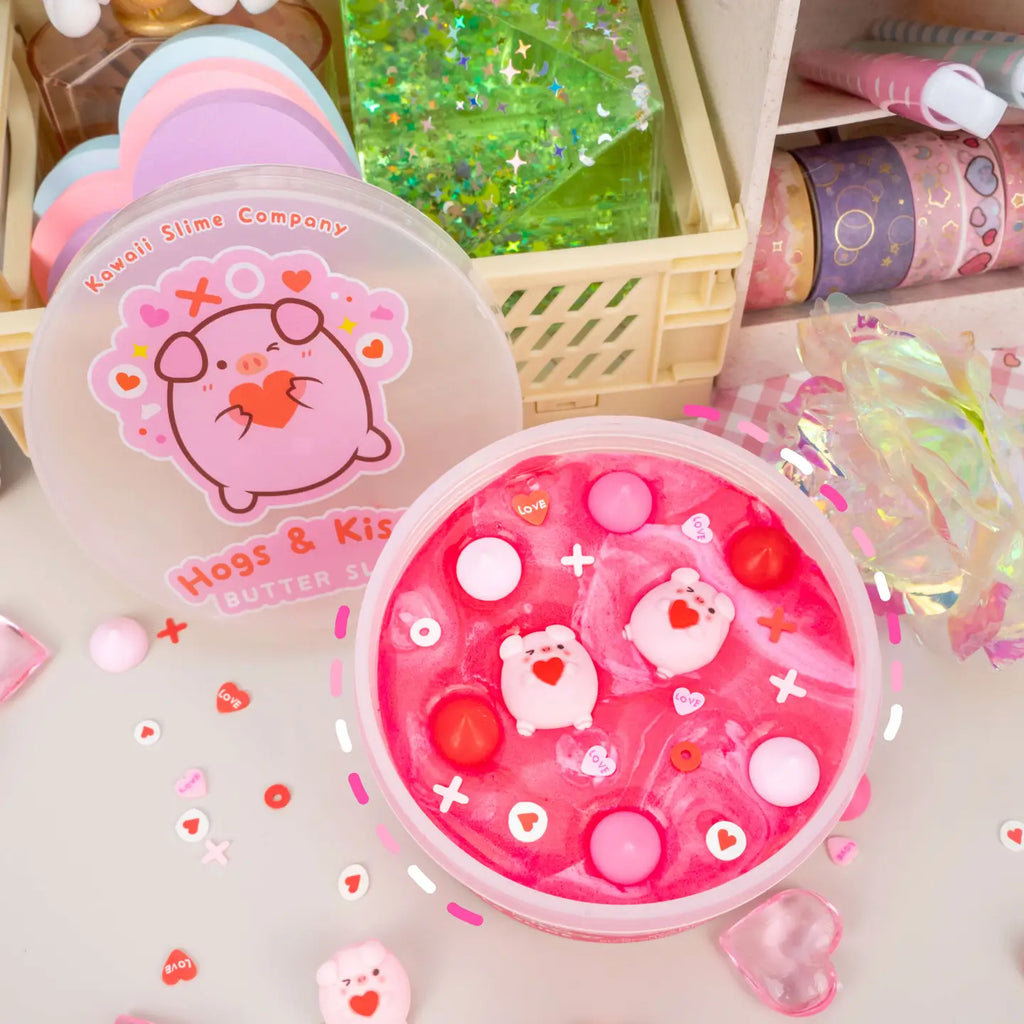 Hogs & Kisses Butter Slime by The Kawaii Company