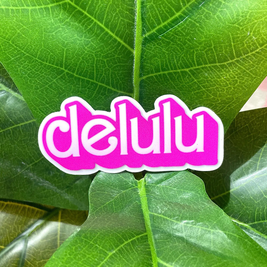 Delulu Vinyl Sticker by Menmin Made