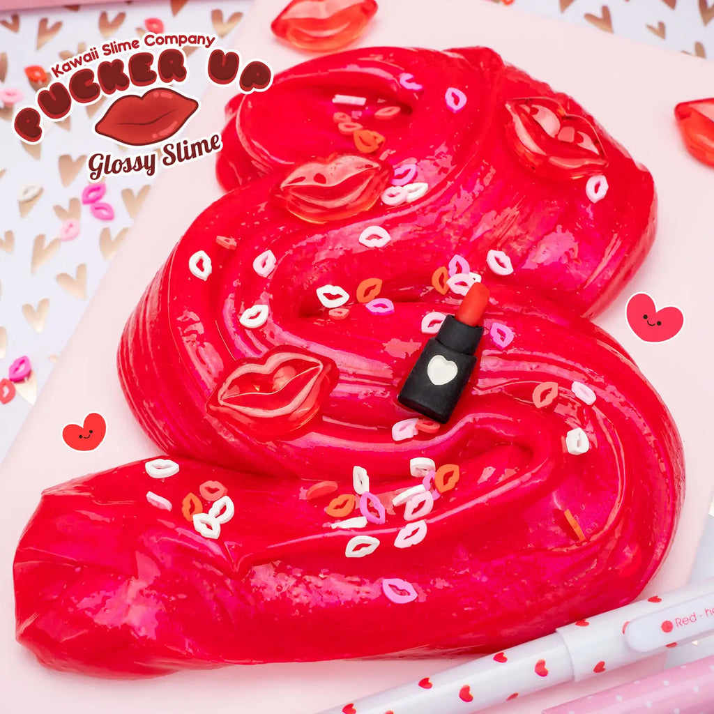 Pucker Up Glossy Slime by The Kawaii Company